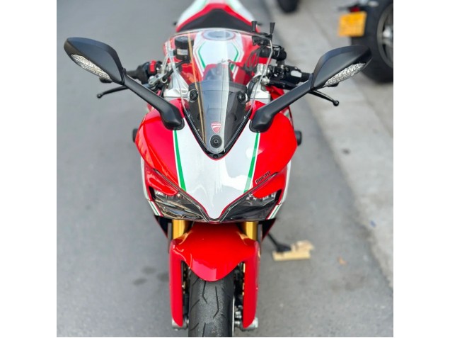 Weiß Rot Schwarz Grün 2017-2022 Ducati Supersport 939/939S Motorrad Verkleidung