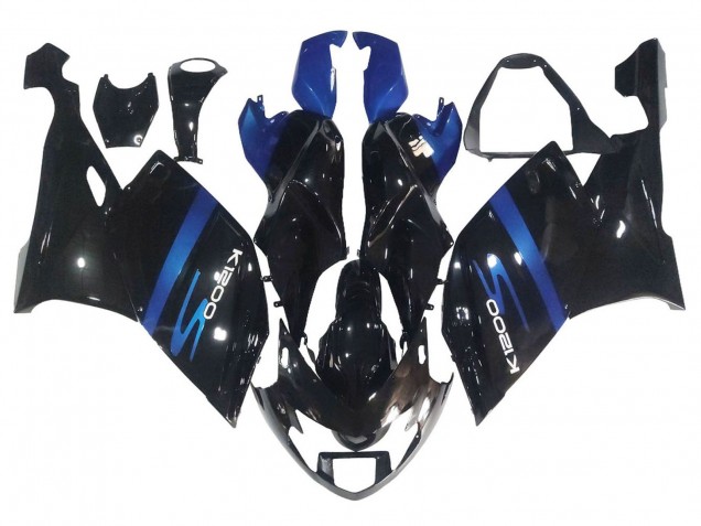 Blau Glänzendes Schwarz 2005-2010 BMW K1200S Motorrad Verkleidung