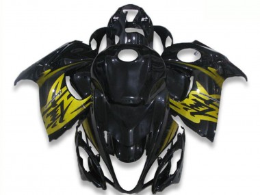 Glänzendes Schwarz Gelb 2008-2020 Suzuki GSXR 1300 Hayabusa Motorrad Verkleidung