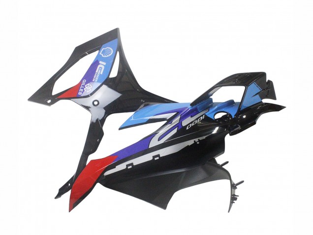 Schwarz Blau Rot 2023-2024 BMW S1000RR Motorrad Verkleidung