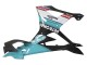 Hellblau Matt Schwarz Petronas 2023-2024 BMW S1000RR Motorrad Verkleidung