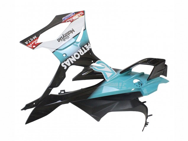 Hellblau Matt Schwarz Petronas 2023-2024 BMW S1000RR Motorrad Verkleidung