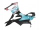 Hellblau Matt Schwarz Petronas 2023-2024 BMW S1000RR Motorrad Verkleidung