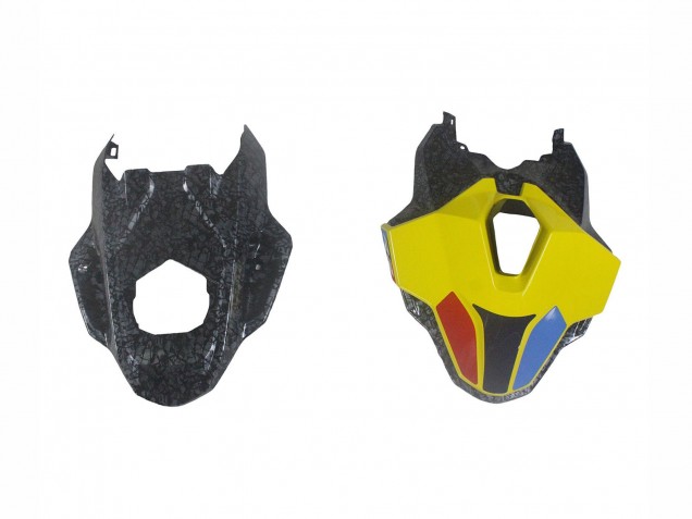 Gelb Carbonfaser 2023-2024 BMW S1000RR Motorrad Verkleidung