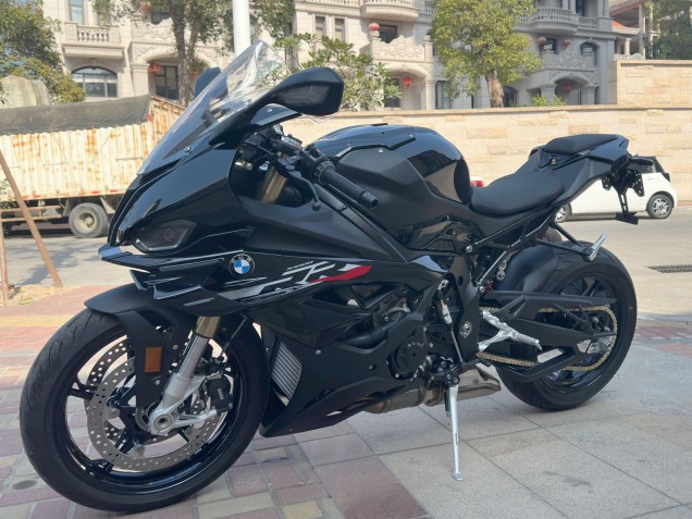 Glänzendes Schwarz 2023-2024 BMW S1000RR Motorrad Verkleidung