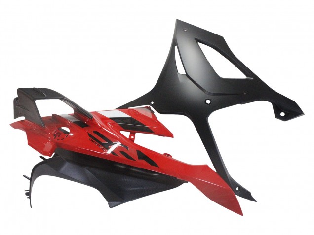 Rot Matt Schwarz 2023-2024 BMW S1000RR Motorrad Verkleidung