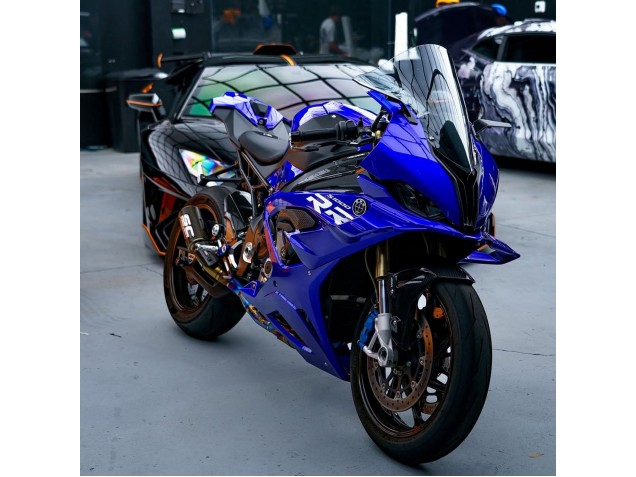 Glänzendes Dunkel Blau 2023-2024 BMW S1000RR Motorrad Verkleidung