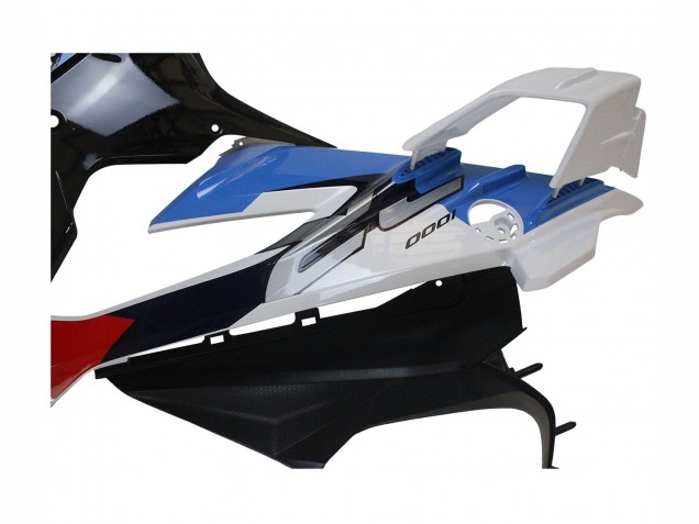 Weiß Blau Rot Matt Schwarz 2023-2024 BMW S1000RR Motorrad Verkleidung