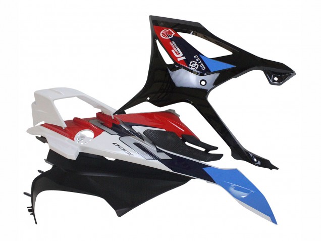 Weiß Blau Rot Matt Schwarz 2023-2024 BMW S1000RR Motorrad Verkleidung