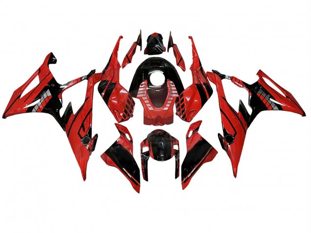 Rot Schwarz 2019-2022 BMW S1000RR Motorrad Verkleidung