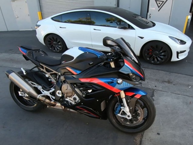 Schwarz Blau Rot 2019-2022 BMW S1000RR Motorrad Verkleidung