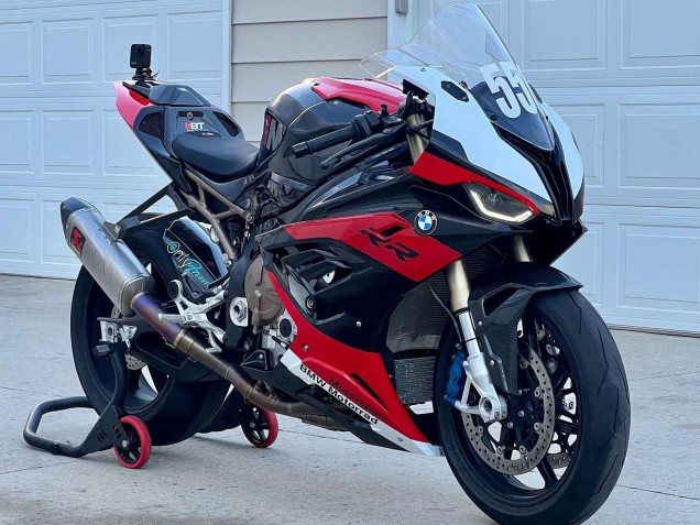Schwarz Rot Weiß 2019-2022 BMW S1000RR Motorrad Verkleidung