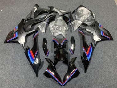 Schwarz Blau Rot 2019-2022 BMW S1000RR Motorrad Verkleidung