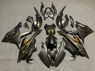 Schwarzes Gold Carbonfaser 2019-2022 BMW S1000RR Motorrad Verkleidung