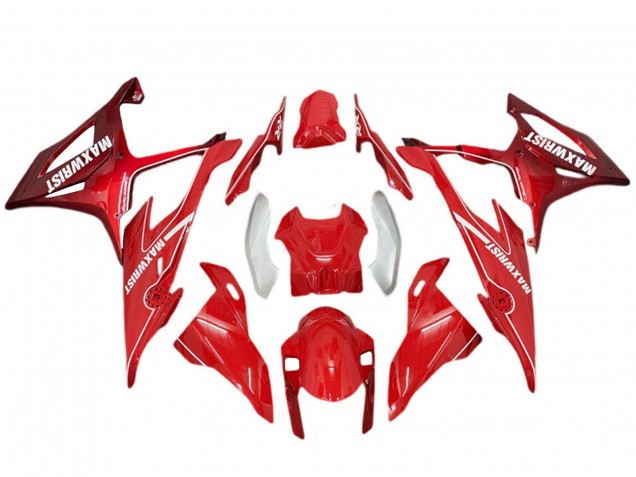 Rot Silber MaxWrist 2019-2022 BMW S1000RR Motorrad Verkleidung