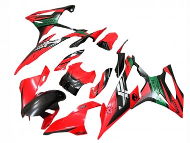 Rot Schwarz Grün 2019-2022 BMW S1000RR Motorrad Verkleidung