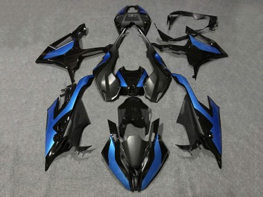 Schwarz Blau 2019-2022 BMW S1000RR Motorrad Verkleidung