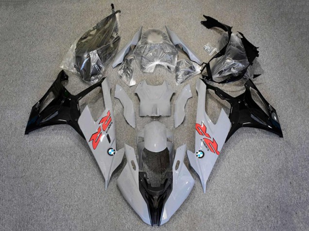 Schwarz Grau Weiß 2019-2022 BMW S1000RR Motorrad Verkleidung