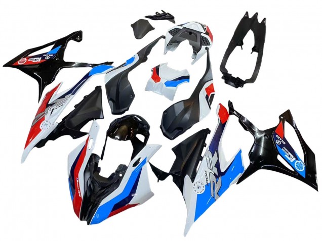 Schwarz Rot Flamme 2019-2022 BMW S1000RR Motorrad Verkleidung