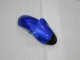 Blau Glänzendes Schwarz Elf Bridgestone 2000-2002 Kawasaki ZX6R Motorrad Verkleidung