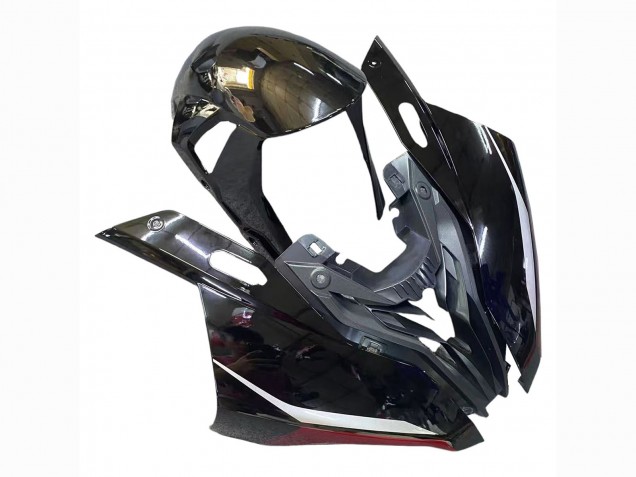 Schwarz Dunkel rot 2019-2022 BMW S1000RR Motorrad Verkleidung