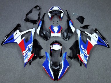 Weiß Schwarz Blau Rot 2019-2022 BMW S1000RR Motorrad Verkleidung