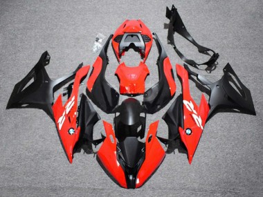 Rot Schwarz 2019-2022 BMW S1000RR Motorrad Verkleidung