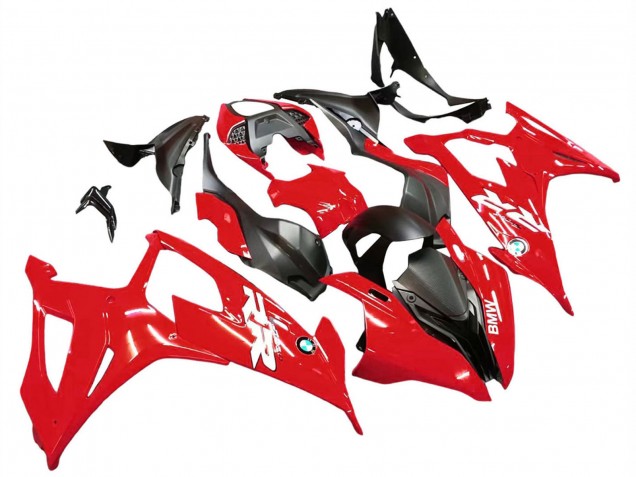 Rot Schwarz 2019-2022 BMW S1000RR Motorrad Verkleidung Kit