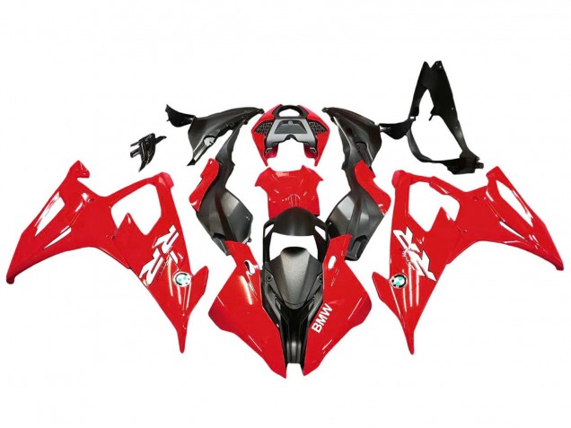 Rot Schwarz 2019-2022 BMW S1000RR Motorrad Verkleidung Kit