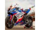 Weiß Blau Rot Smiths 2019-2022 BMW S1000RR Motorrad Verkleidung