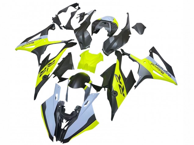 Schwarz Gelb Grau 2019-2022 BMW S1000RR Motorrad Verkleidung