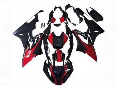 Rot Matt Schwarz 2017-2018 BMW S1000RR Motorrad Verkleidung