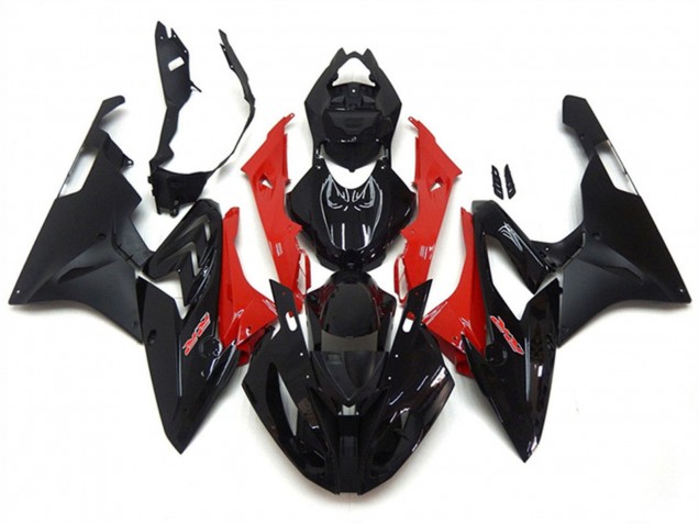 Rot Glänzendes Schwarz Matt Schwarz 2017-2018 BMW S1000RR Motorrad Verkleidung
