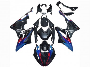 Blau Rot Glänzendes Schwarz Castrol 2017-2018 BMW S1000RR Motorrad Verkleidung