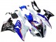 Weiß Blau Rot Glänzendes Schwarz 2017-2018 BMW S1000RR Motorrad Verkleidung
