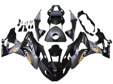 Matt Schwarz Hai 2015-2016 BMW S1000RR Motorrad Verkleidung