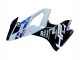 Weiß Blau Glänzendes Schwarz 2015-2016 BMW S1000RR Motorrad Verkleidung Kit