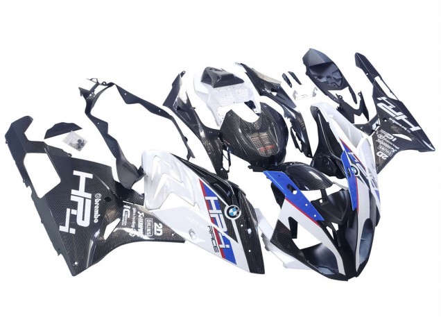 Weiß Blau Schwarz Carbonfaser 2015-2016 BMW S1000RR Motorrad Verkleidung
