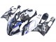 Weiß Blau Schwarz Carbonfaser 2015-2016 BMW S1000RR Motorrad Verkleidung