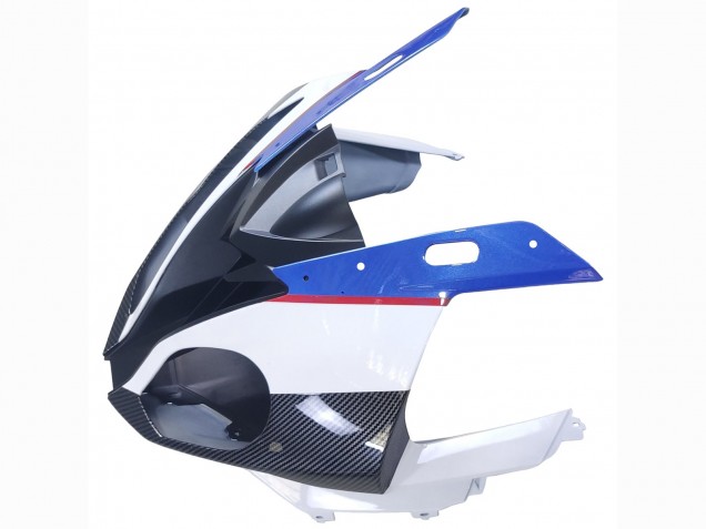Weiß Blau Schwarz Carbonfaser 2015-2016 BMW S1000RR Motorrad Verkleidung