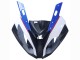 Weiß Blau Schwarz Carbonfaser 2015-2016 BMW S1000RR Motorrad Verkleidung