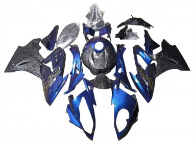 Gradient Lila Blau Geschmiedet Carbonfaser 2015-2016 BMW S1000RR Motorrad Verkleidung