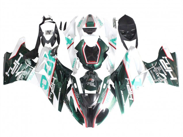 Weiß Grün Schwarz 2015-2016 BMW S1000RR Motorrad Verkleidung