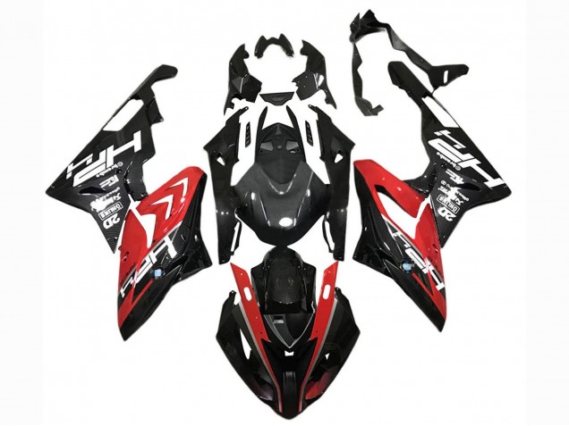 Rot Schwarz Carbonfaser 2015-2016 BMW S1000RR Motorrad Verkleidung