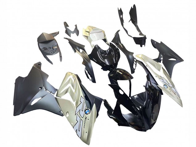 Silber Glänzendes Schwarz Matt Schwarz 2015-2016 BMW S1000RR Motorrad Verkleidung