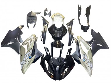 Silber Glänzendes Schwarz Matt Schwarz 2015-2016 BMW S1000RR Motorrad Verkleidung