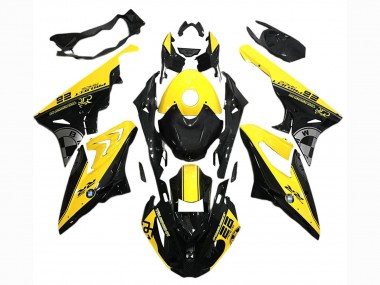 Gelb Schwarz 2015-2016 BMW S1000RR Motorrad Verkleidung