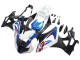 Weiß Blau Matt Schwarz 2009-2014 BMW S1000RR Motorrad Verkleidung