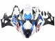 Weiß Blau Matt Schwarz 2009-2014 BMW S1000RR Motorrad Verkleidung