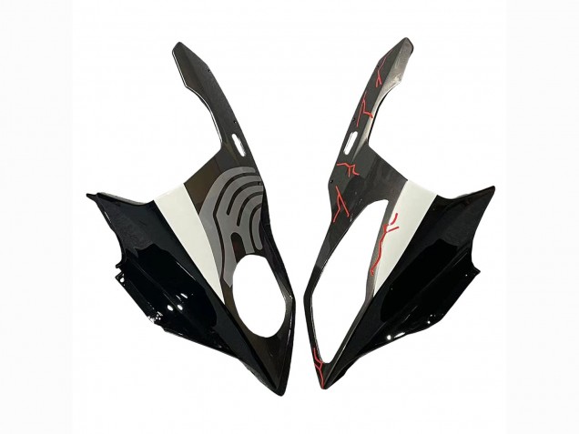 Rot Glänzendes Schwarz 2009-2014 BMW S1000RR Motorrad Verkleidung